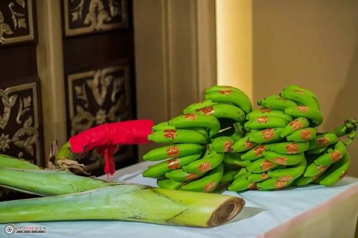 กล้วยเลขคู่ในพิธีแต่งงานจีน