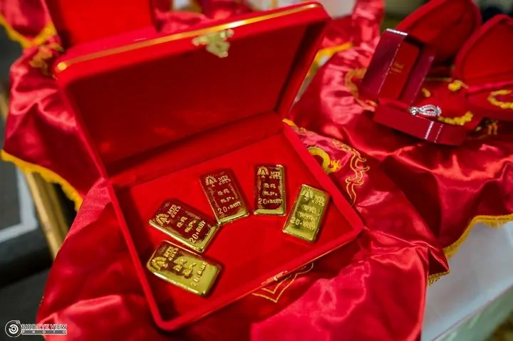 สินสอดงานแต่งแบบจีน