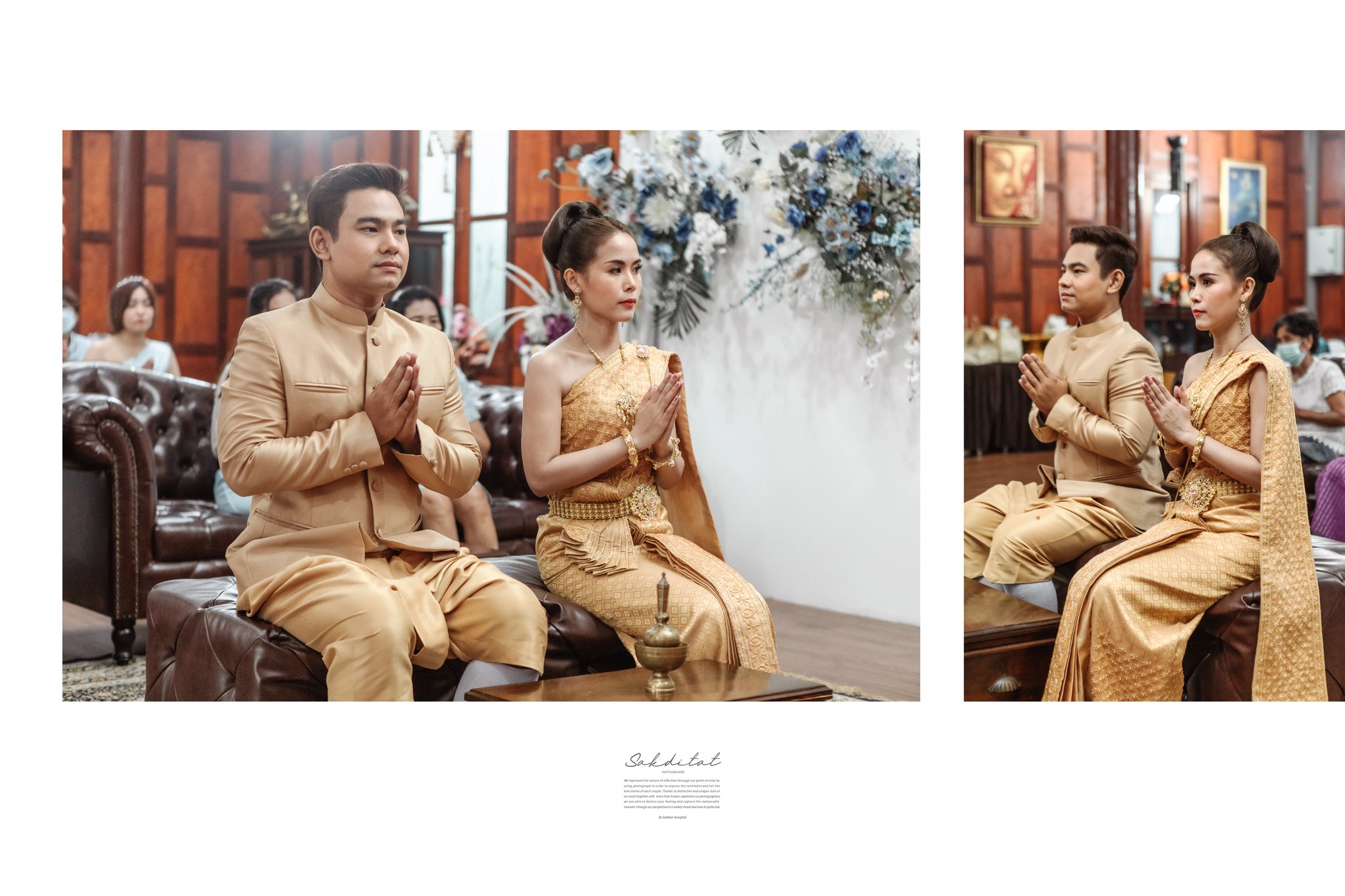 เรือนนพเก้ามีพื้นที่รองรับแขกจำนวนมาก จัดงานได้ครบถ้วนตามแบบไทยแท้