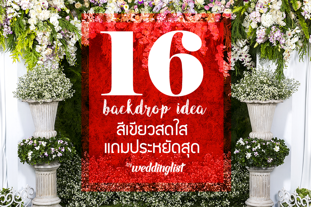 เริ่ดมากกก !! 16 ไอเดีย Backdrop สีเขียวสดใส แถมประหยัดสุดๆ
