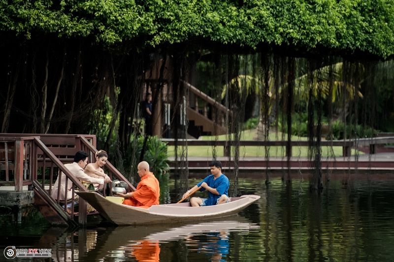 แต่งงานในสวน สวนสามพราน ริเวอร์ไซด์ sampran riverside คุณน้ำ คุณสาน