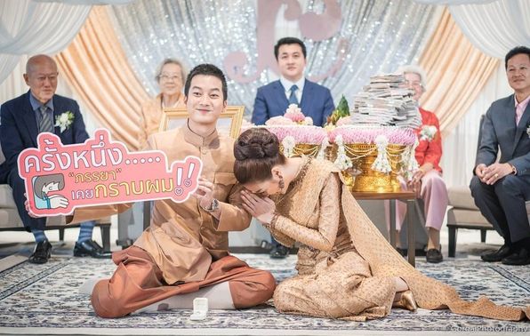 พ่อบุญทุ่มจริงจริ๊งงง! เชน ธนา หิ้วสินสอดรวมกว่า 168 ล้านบาท สู่ขอแฟนสาว เจมส์ กณิการ์