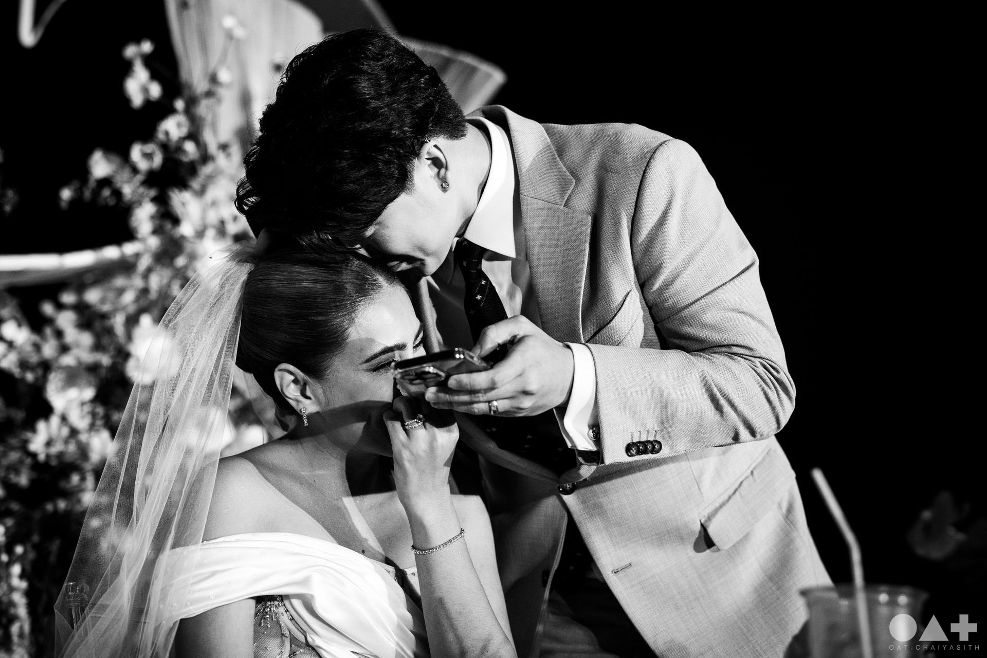 โมเมนต์บ่าวสาวในงานแต่งงาน