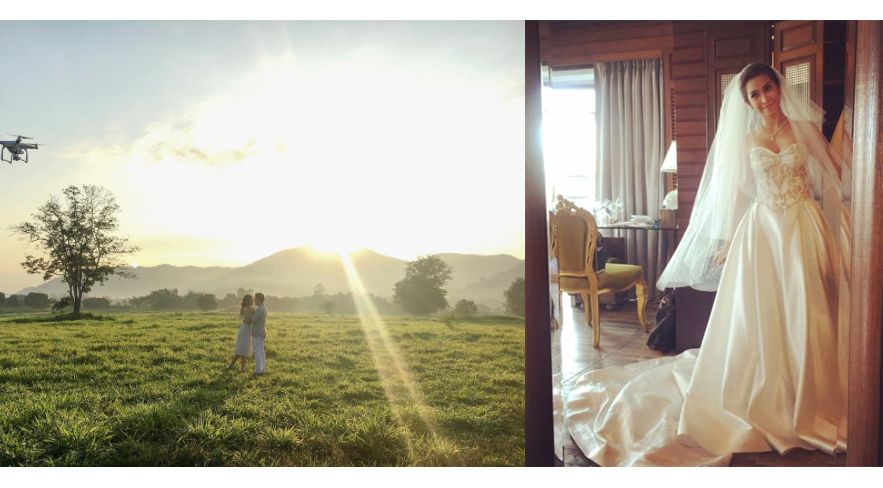 เซิร์ฟๆ ก่อนแต่งงาน! อีฟ พุทธิดา ลองชุดแต่งงานพร้อมพรีเวดดิ้งสุดโรแมนซ์