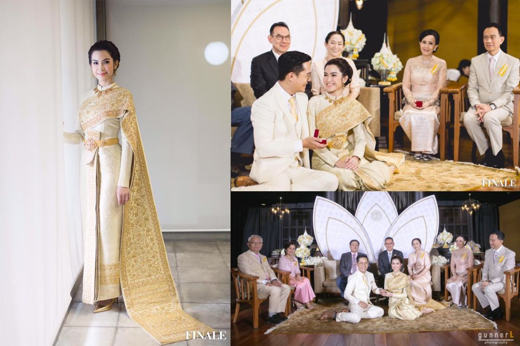 ชุดเจ้าสาวสวยมากกก! อีฟ พุทธธิดา ควงคู่สู่งานวิวาห์สุดอบอุ่น