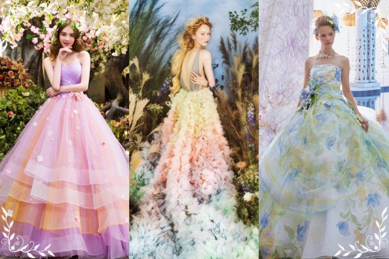 หนีร้อนไปชมสีสันแห่งพรรณพฤกษา กับชุดแต่งงานสีหวานคอลเลคชั่น Spring 2017