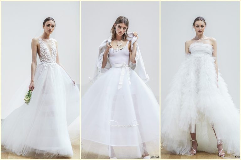 ชุดเจ้าสาวสวยคลีนถูกใจเจ้าสาวสไตล์มินิมอลจาก Oscar De La Renta คอลเลคชั่น Spring 2018