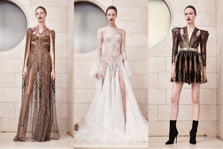 เก๋ไก๋สไตล์ล้ำยุคด้วยแฟชั่นโอต์ กูตูร์ จาก Atelier Versace Fall Winter 2017 Collection