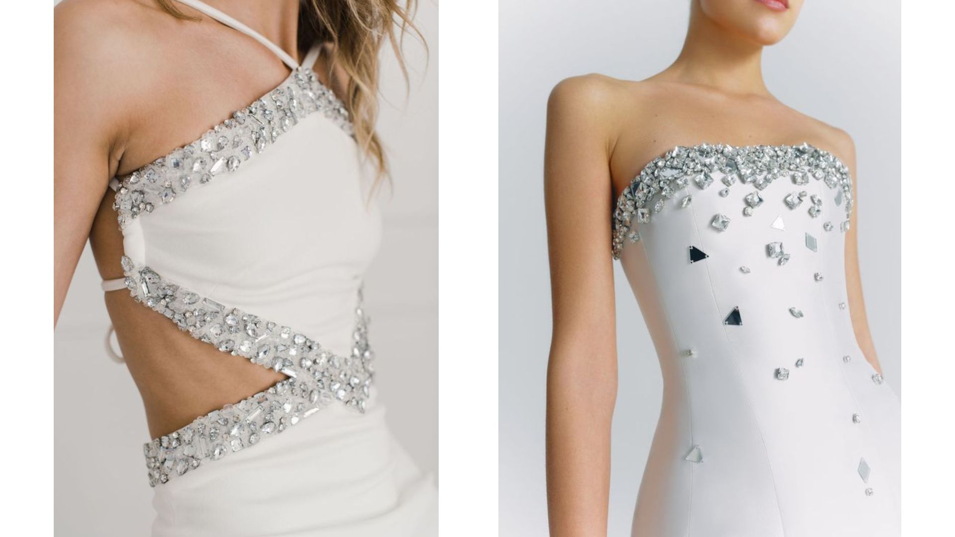 ไอเดียชุดอาฟเตอร์ปาร์ตี้เจ้าสาวแบบปักเพชรและลูกปัดแก้วคริสตัล