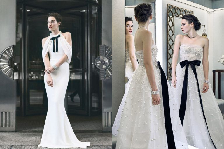 ชุดเจ้าสาวสีขาว-ดำ สำหรับว่าที่เจ้าสาวท่ามกลางช่วงเวลาแห่งการไว้อาลัย