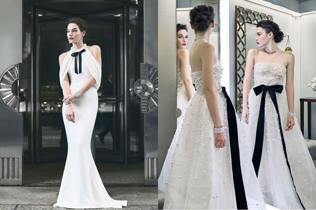 ชุดเจ้าสาวสีขาว-ดำ สำหรับว่าที่เจ้าสาวท่ามกลางช่วงเวลาแห่งการไว้อาลัย