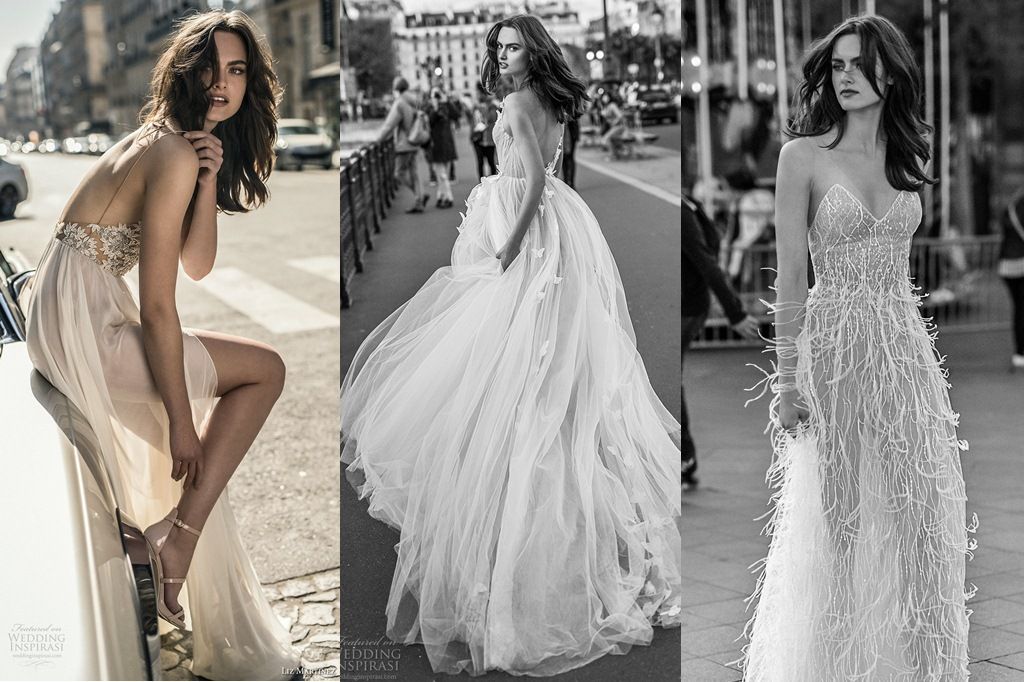 ชุดแต่งงานซีทรูปักลูกไม้ เปรี้ยวอมหวานอย่างสาวยุคใหม่ จากแบรนด์ Liz Martinez 2018