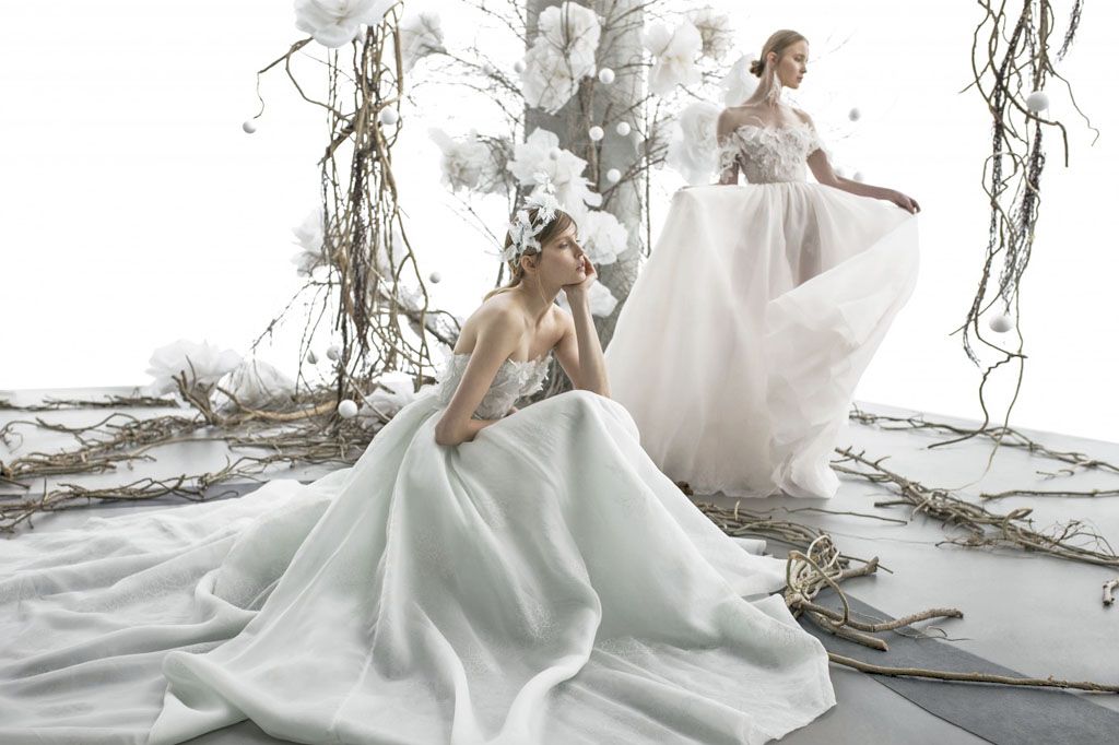 ชุดแต่งงานสีพาสเทล หวานฟุ้งดั่งเทพนิยาย เอาใจว่าที่เจ้าสาวที่แต่งงานหน้าหนาว จากแบรนด์ Mira Zwillinger Collection 2018