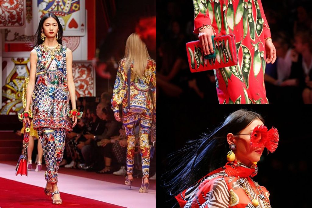 Dolce & Gabbana Spring Summer 2018 Collection สเน่ห์แห่งสีโทนร้อน และพืชพันธุ์สีสดในสวนหลังบ้าน