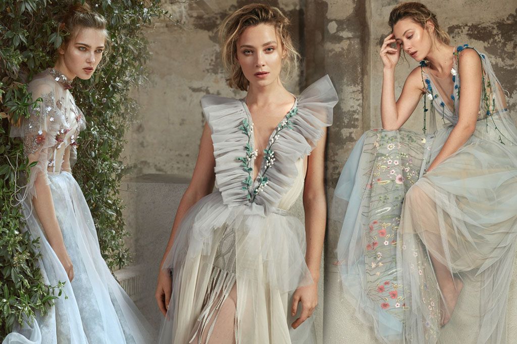 ชุดแต่งงานสีหวาน สวยละมุนด้วยสีสันของท้องฟ้าและสวนดอกไม้กลิ่นอาย Rustic จาก Rara Avis 2018