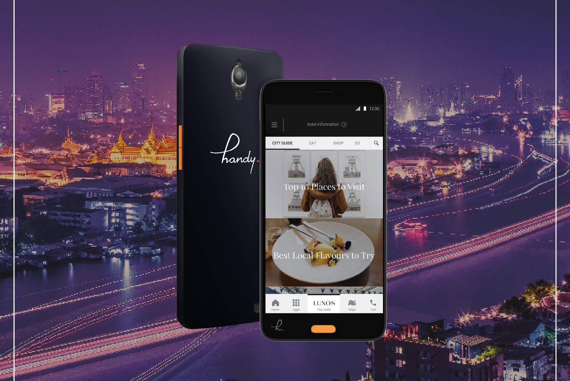 โรงแรม Hotel Once Bangkok เปิดตัว Handy Smartphone บริการโทรศัพท์และอินเตอร์เน็ตระหว่างประเทศ ฟรี !! แบบไม่จํากัด