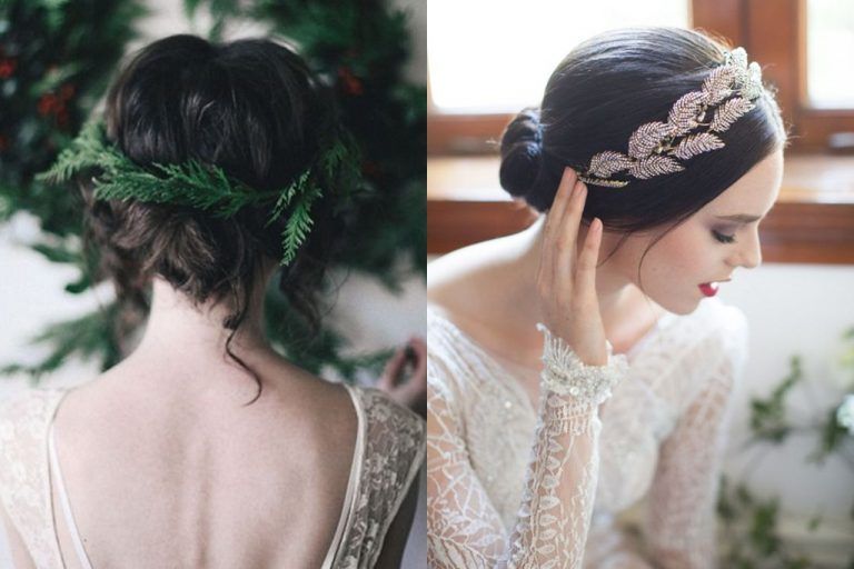 ไอเดียตกแต่งทรงผมเจ้าสาวสำหรับฤดูหนาวนี้ ด้วย Headpiece และมงกุฎดอกไม้