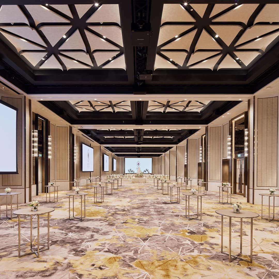 ห้องจัดเลี้ยงของโรงแรมอีสติน แกรนด์ พญาไท สถานที่จัดงานแต่งงานใกล้รถไฟฟ้า