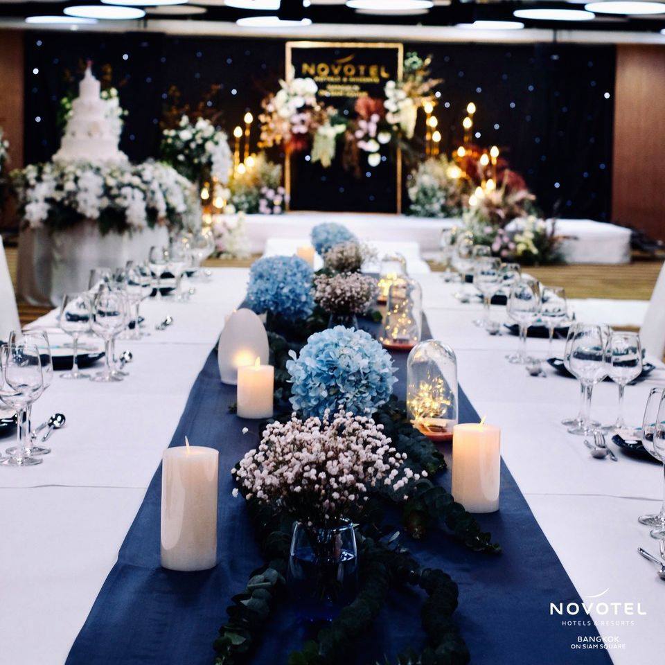 จัดเลี้ยงที่โรงแรมโนโวเทล กรุงเทพ สยามสแควร์ สถานที่แต่งงานใกล้รถไฟฟ้า เดินทางสะดวก