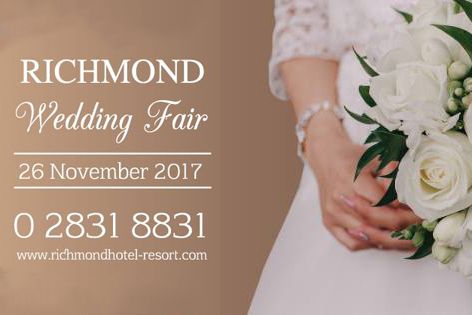 โปร...ถูกใจ...สุดคุ้มกับงาน Richmond Wedding Fair 2017 26 พ.ย.นี้เท่านั้น
