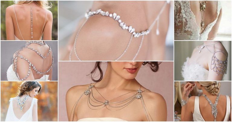 Back Piece รวม 30+ ไอเดียสร้อยเพชรและจิวเวลรี่คล้องหลังสำหรับเจ้าสาว งานหรู งานแพงต้องมา