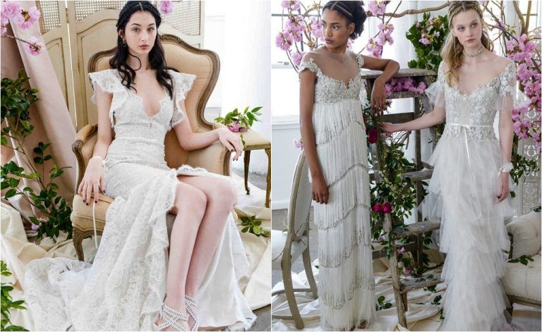 ชุดเจ้าสาวสุดโรแมนติก Merchesa Notte Spring 2018 เอาใจสาวหวานด้วยดอกไม้บานสะพรั่ง