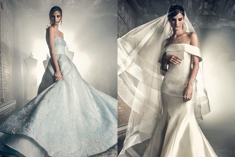 ชุดเจ้าสาวสไตล์โมเดิร์น สวยชิค แบบคลีน ๆ จาก Sareh Nouri คอลเลคชั่น Fall 2018