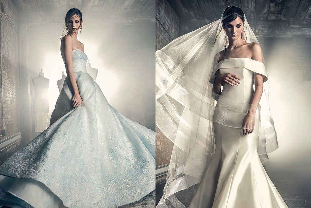 ชุดเจ้าสาวสไตล์โมเดิร์น สวยชิค แบบคลีน ๆ จาก Sareh Nouri คอลเลคชั่น Fall 2018