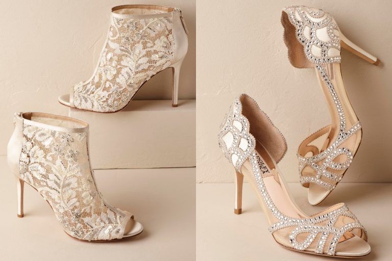 รองเท้าเจ้าสาวสำหรับฤดูหนาว จาก BHLDN คอลเลคชั่น Winter Wedding เป็นเจ้าหญิงหิมะได้จรดเท้า