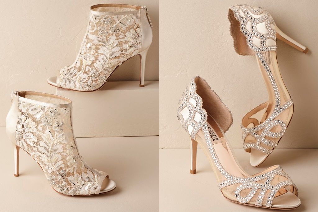 รองเท้าเจ้าสาวสำหรับฤดูหนาว จาก BHLDN คอลเลคชั่น Winter Wedding เป็นเจ้าหญิงหิมะได้จรดเท้า