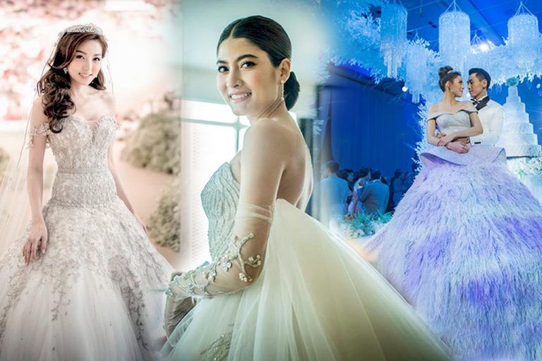 รวมชุดเจ้าสาวสุดเริศของซุปตาร์ตลอดปี 2017