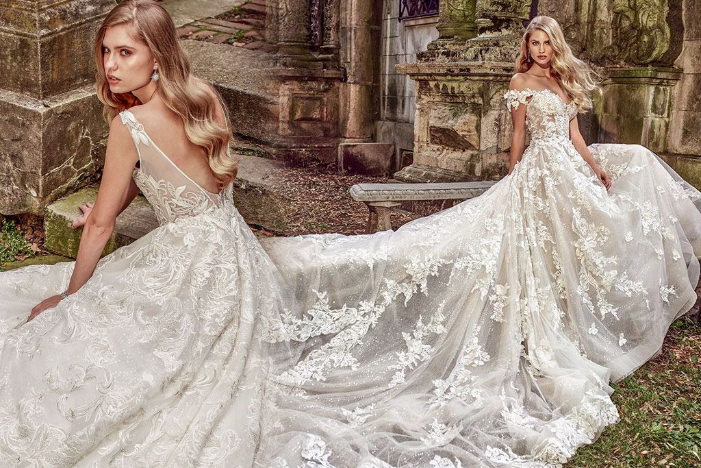 ชุดแต่งงาน Amalia Carrara คอลเล็คชั่น Spring 2018 แนวเจ้าหญิงสุดโรแมนติกกับงานปักเลื่อมระยิบระยับ