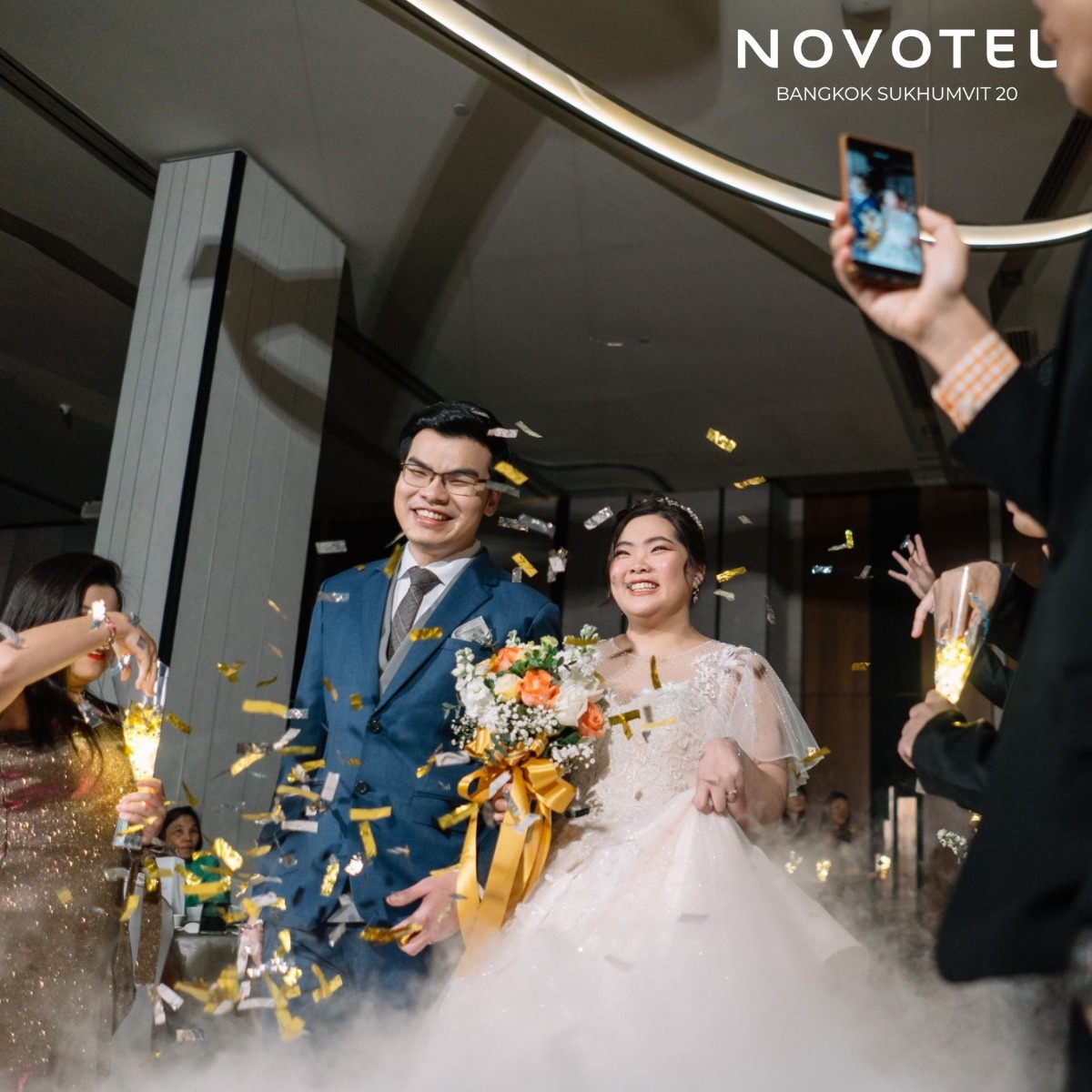 Novotel Bangkok Sukhumvit 20 แต่งงานงบ 2 แสน ท่ามกลางบรรยากาศสุดอบอุ่น