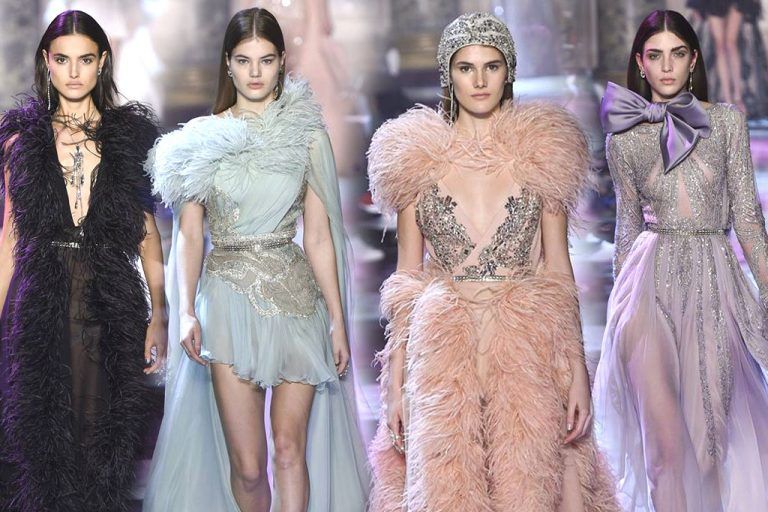 แฟชั่นชุดโอต์ กูตูร์ จาก Elie Saab Spring/Summer Collection 2018 จัดเต็มด้วยเฉดสีและดีไซน์แบบเฟมินีน