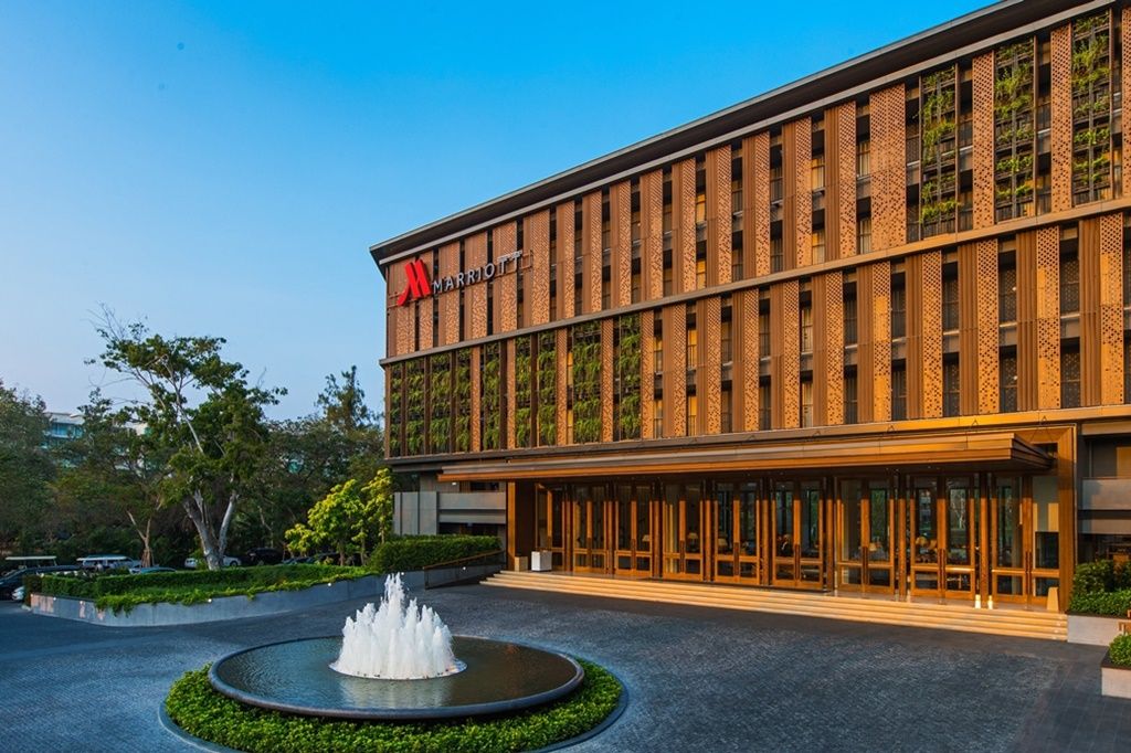 1.hotel entrance Hua Hin Marriott Resort Spa
