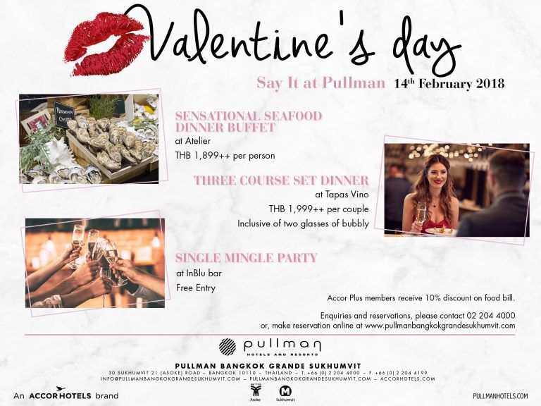 SAY IT WITH DINNER-บอกความในใจเซอร์ไพร์สคนพิเศษกับวาเลนไทน์ดินเนอร์