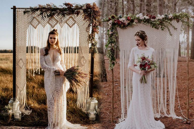 ไอเดีย Blackdrop สุดเก๋เนรมิตงานแต่งงานให้สวยหวาน สดชื่น ด้วยเชือกถัก Macrame