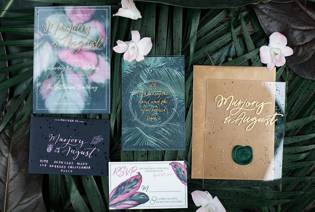 stylish tropical wedding inspiration in the pacific northwest 02