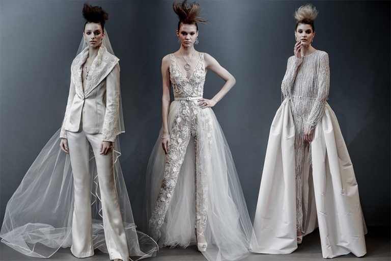 ชุดเจ้าสาว 'ร็อคสตาร์' คอลเลคชั่น Spring 2019 ของ Naeem Khan ที่มีความเก๋ เท่อย่างสาวร็อค