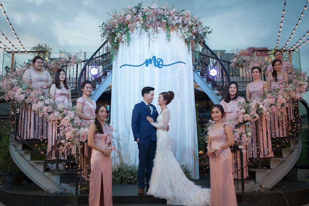 รีวิวงานแต่งสุดหวานแสนเก๋ในธีมดวงดาวบน Rooftop โรงแรม Hotel Once