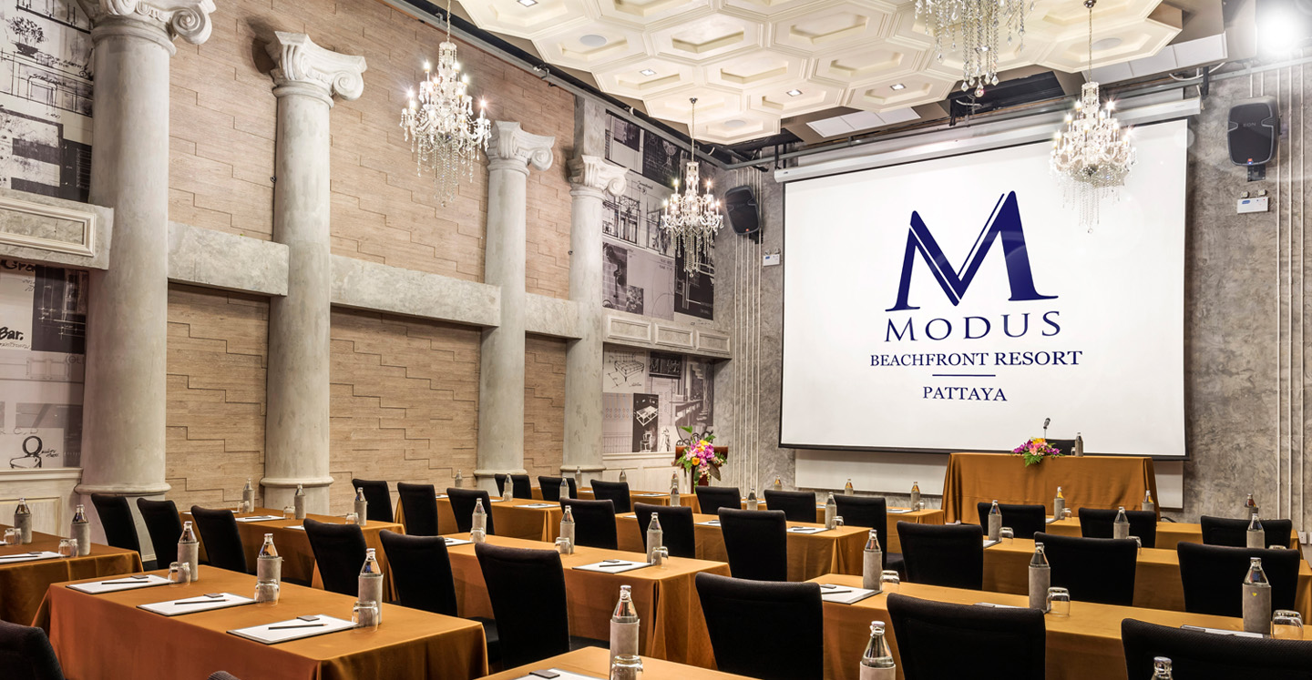 ห้องจัดเลี้ยง จัดงานแต่งริมทะเล พัทยา โมดัส บีชฟรอนต์ รีสอร์ท (Pattaya Modus Beachfront Resort)