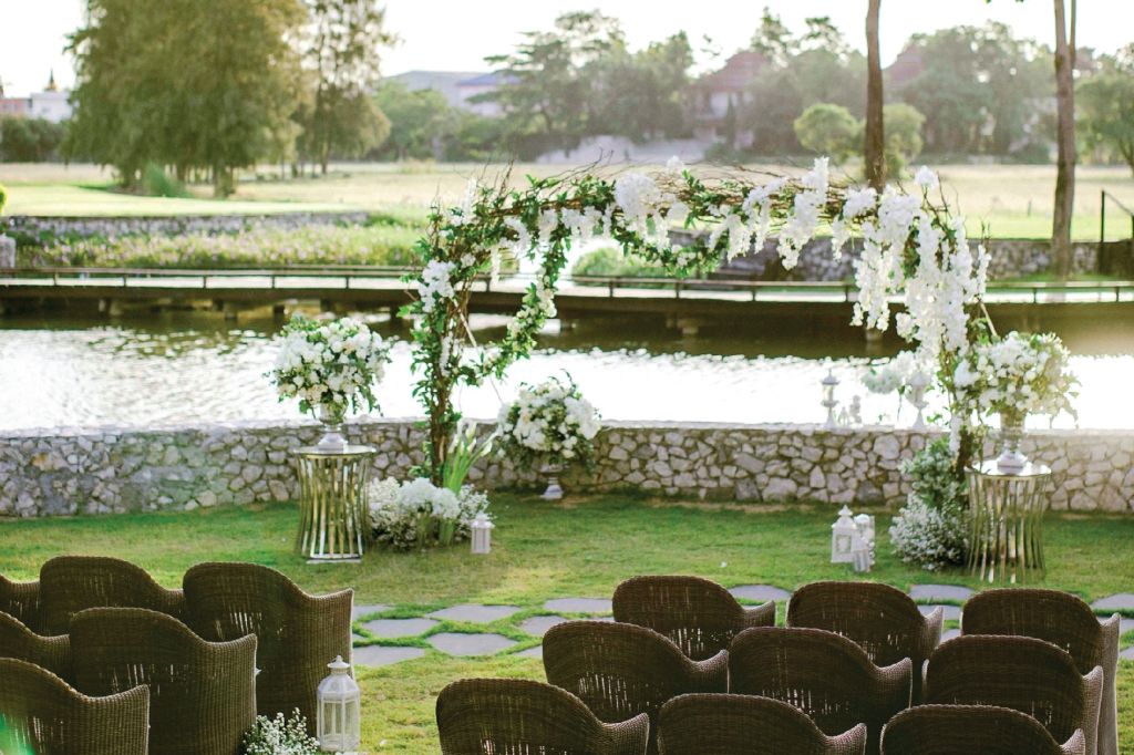 Resize Wedding Infinity Lawn Christian Ceremony setup crop