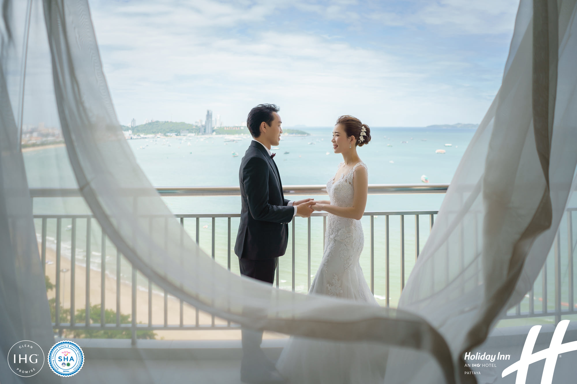แต่งงานริมทะเล โรงแรมฮอลิเดย์อินน์ พัทยา (Holiday Inn Pattaya)