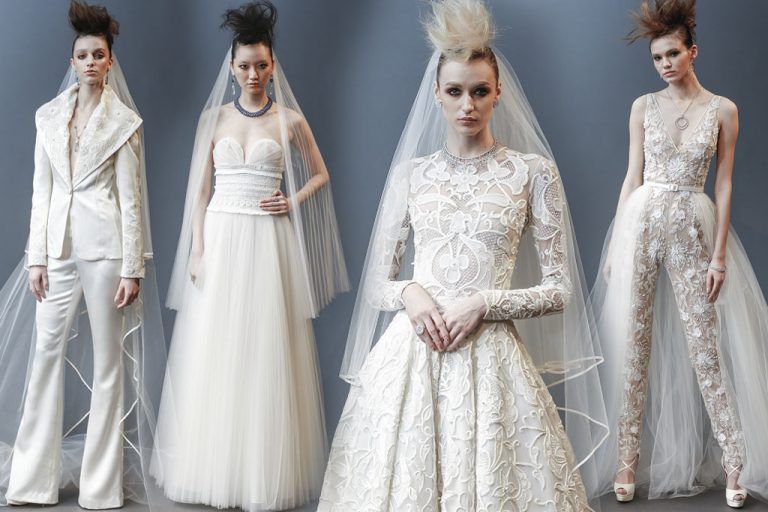 แฟชั่นชุดเจ้าสาวสุดแนว จาก Naeem Khan คอลเลคชั่น Spring 2019