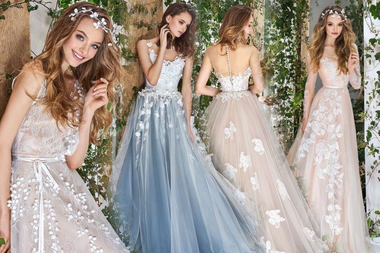 ชุดเจ้าสาวแห่งฤดูใบไม้ผลิสำหรับสาวหวานโดยเฉพาะจากแบรนด์ Papilio 2018