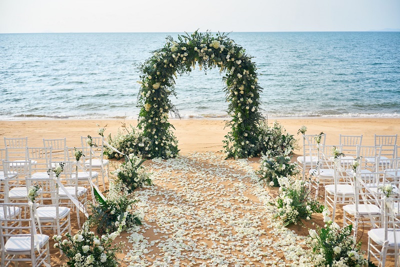 งานแต่งริมชายหาดชลบุรี ที่ Sea Sand Sun Resort and Villas