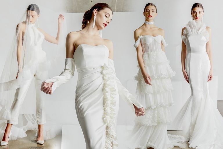 ชุดเจ้าสาว Sébastien Luke คอลเลคชั่น Spring 2019 เก๋แบบโมเดิร์นแต่แอบหวานด้วยระบายฟรุ้งฟริ้ง