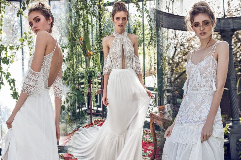 ชุดเจ้าสาวแบบโมเดิร์น+โบฮีเมียน จาก XO by Limor Rosen 2019