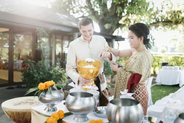 แต่งงานริมน้ำแคว ที่โรงแรมยู อินจันทรี กาญจนบุรี