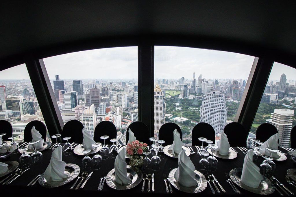 จัดงานแต่งงานในโรงแรมหรูบรรยากาศรีสอร์ท และ Wedding Party วิวดาดฟ้าที่ Vertigo Too ณ โรงแรมบันยันทรี กรุงเทพฯ